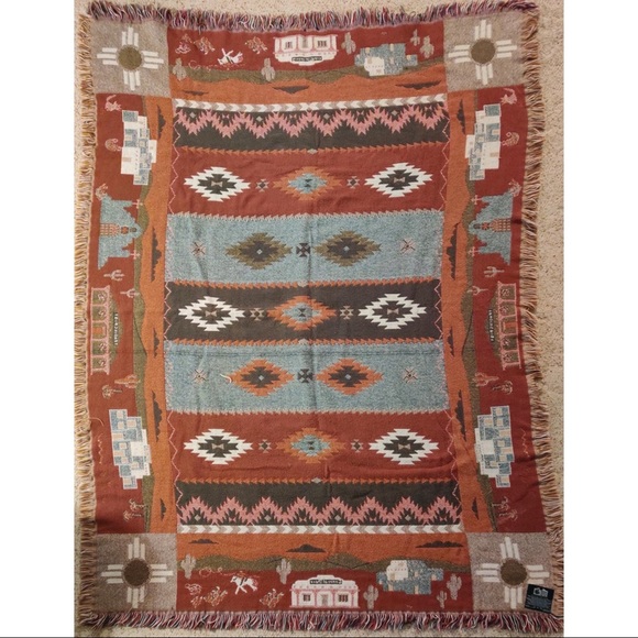 Vintage Goodwin Weavers Blanket - Picture 2 of 5